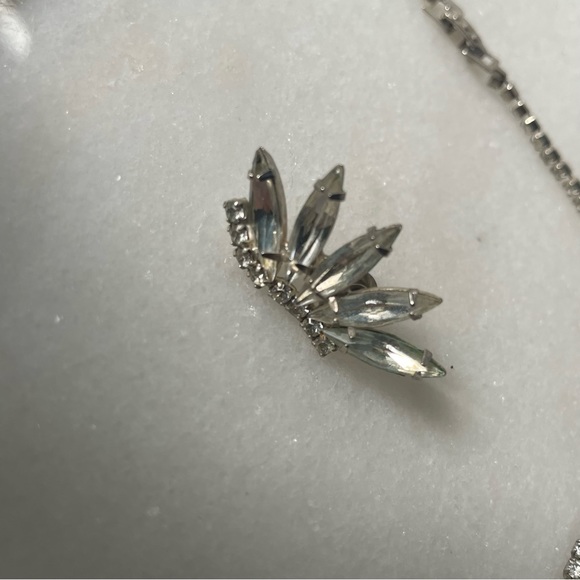 1920s style vintage necklace and earring jewelry  set - Picture 5 of 8